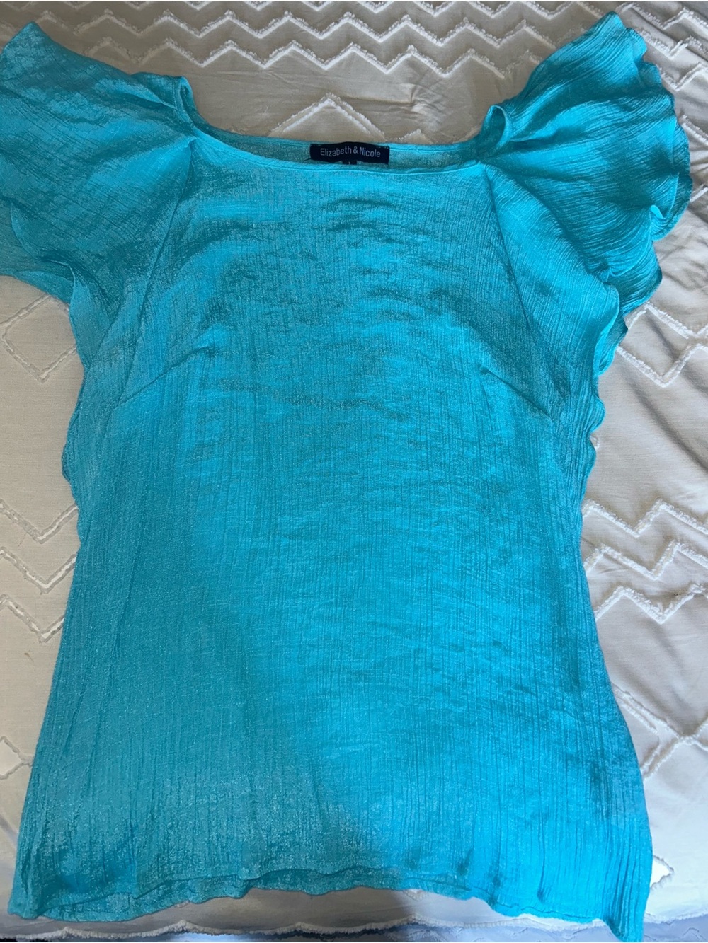 Teal Elizabeth and Nicole short sleeve